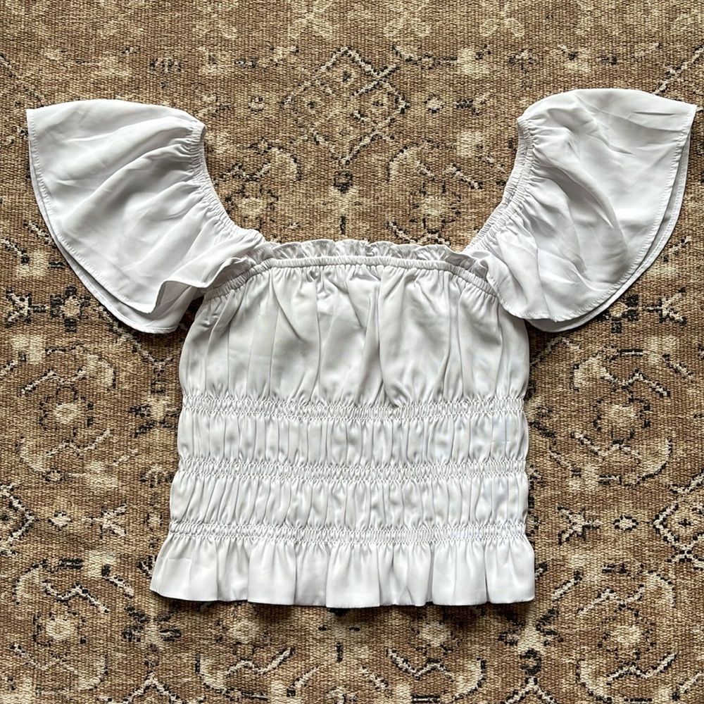 Abercrombie White Blouse